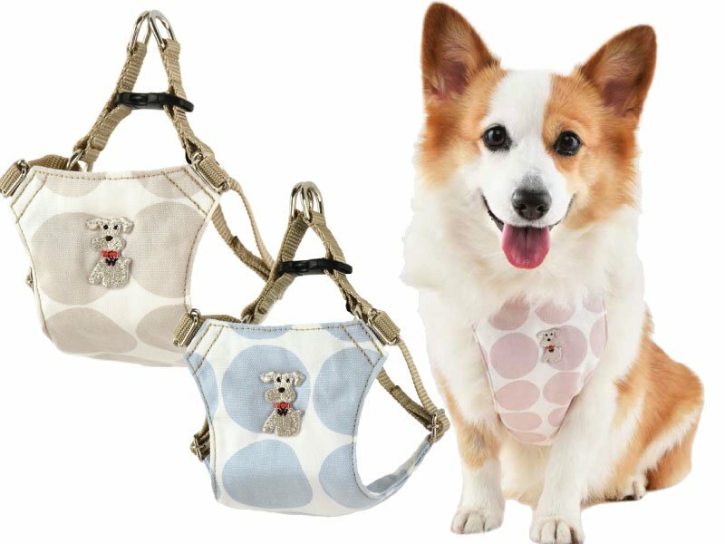 【WHCY】Grey Polka Dot Soft Harness