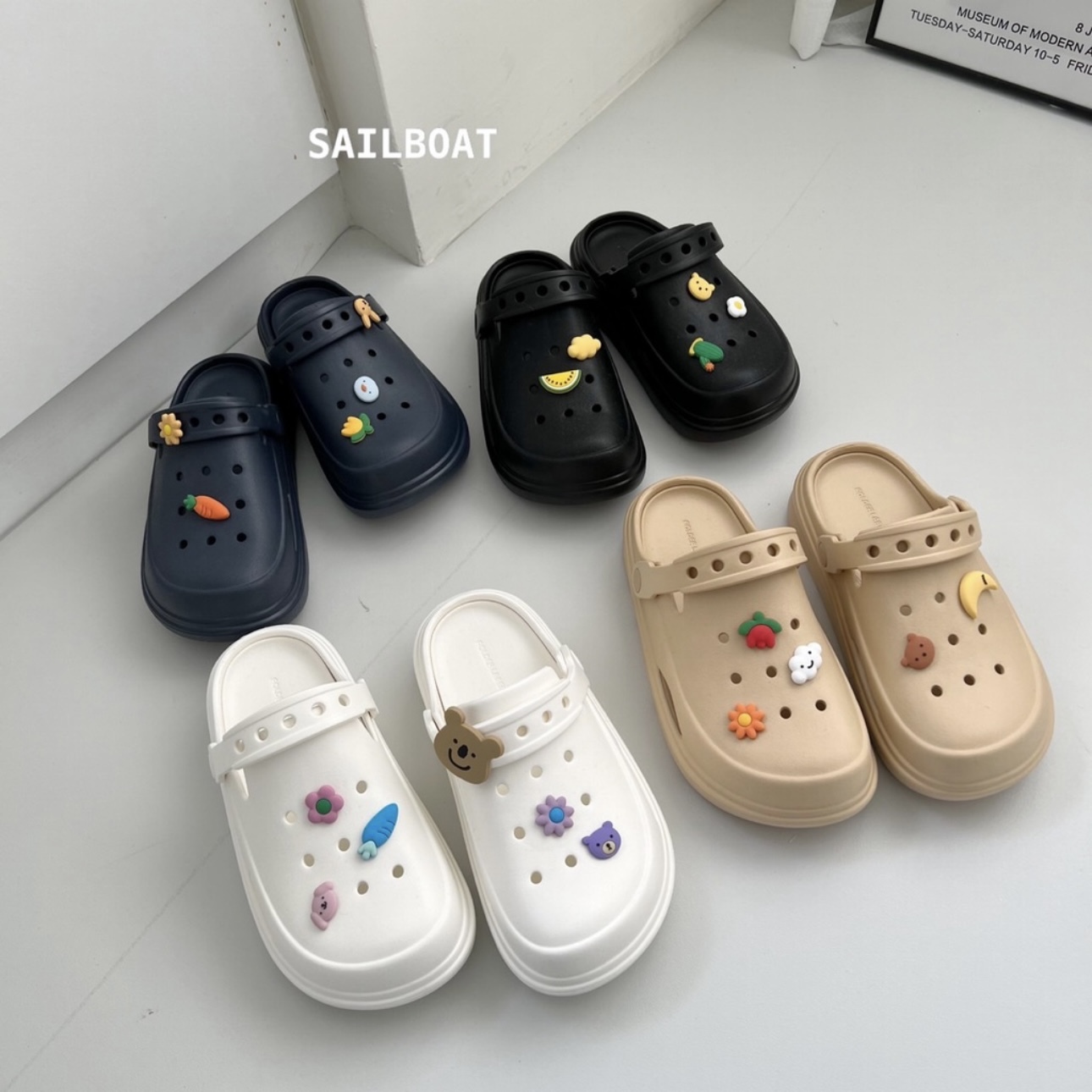 # 韓國 FOLDER 鞋扣賣場1組5顆 (隨機出貨)