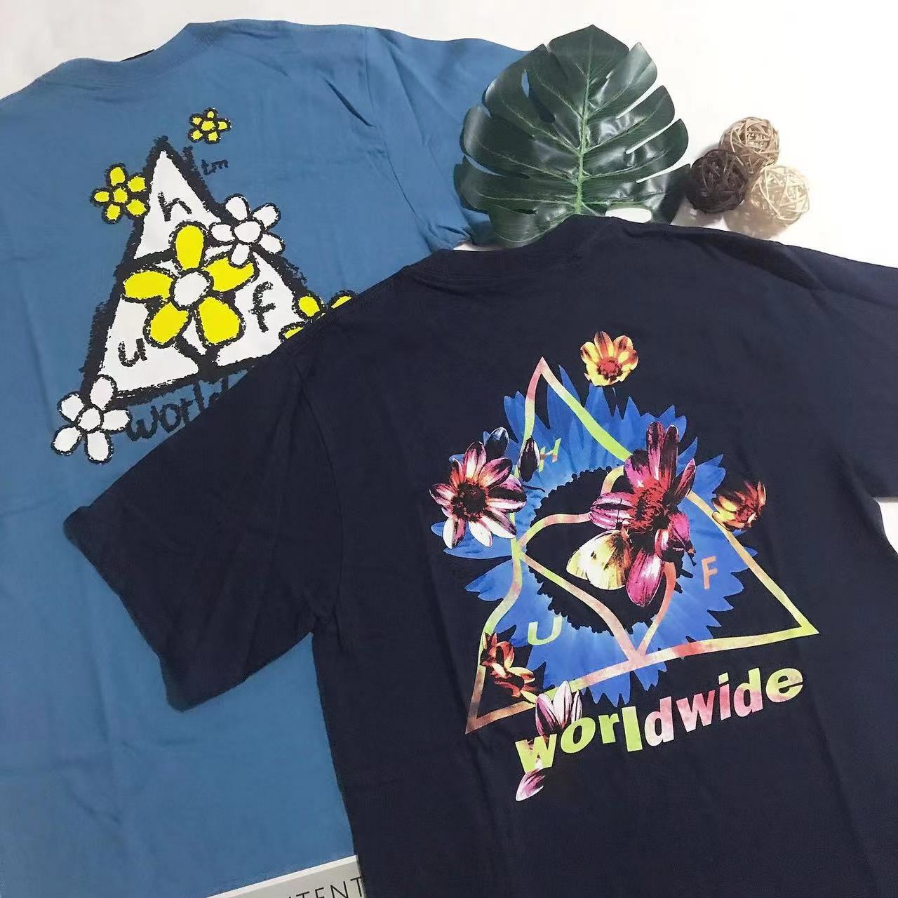 HUF FLORAL BACK PRINT TEE