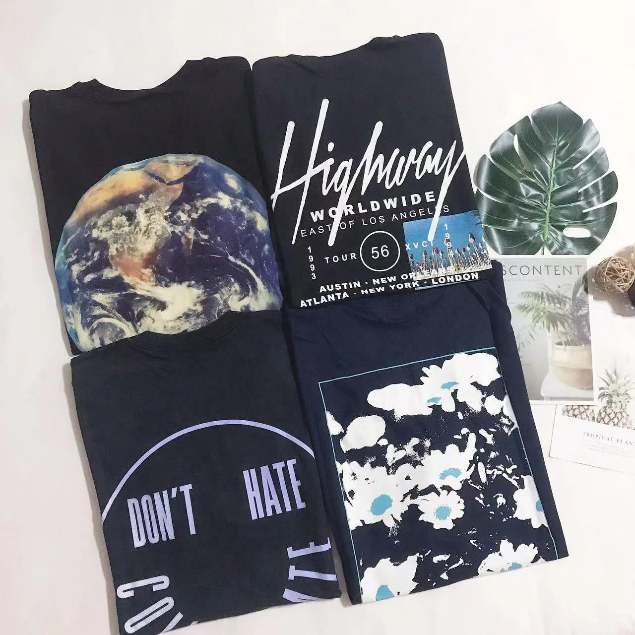 TOPMAN BACK PRINT TEE 深色系列