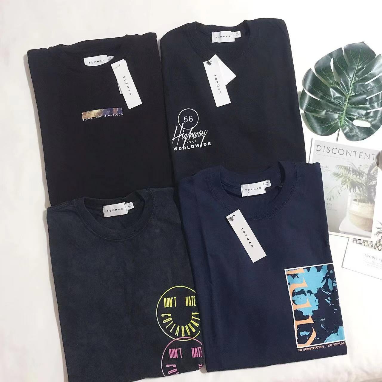 TOPMAN BACK PRINT TEE 深色系列