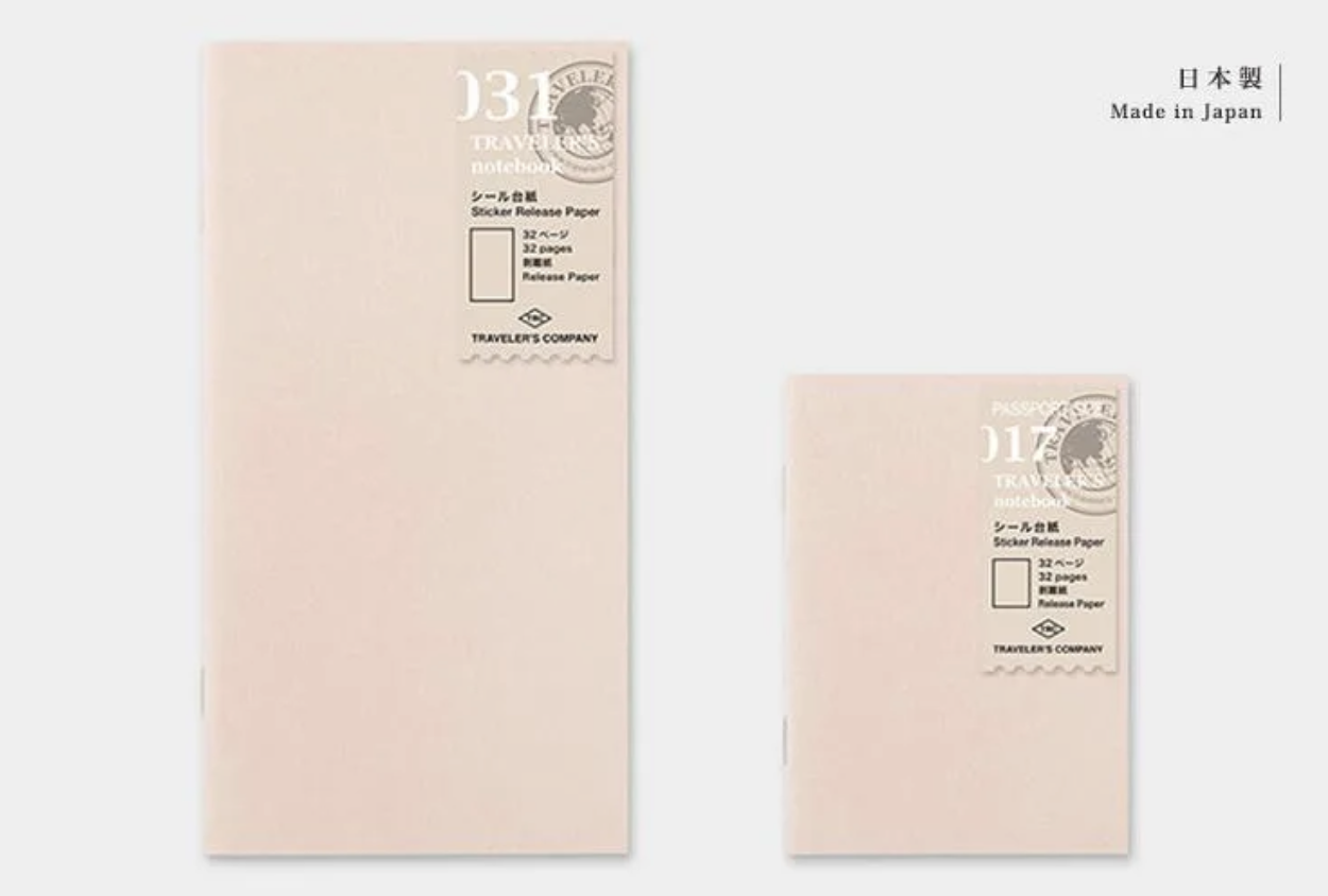 TRAVELER'S notebook (TN) | 017 貼紙冊 護照尺寸