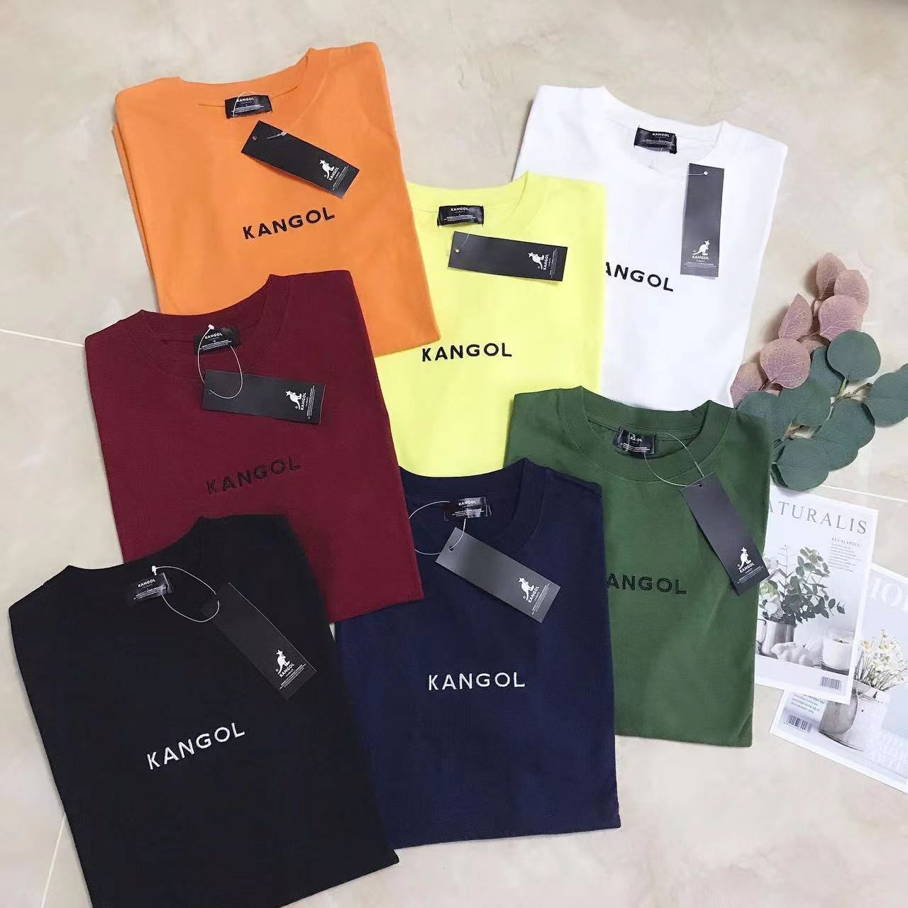 KANGOL MIDDLE LOGO TEE 刺繡款
