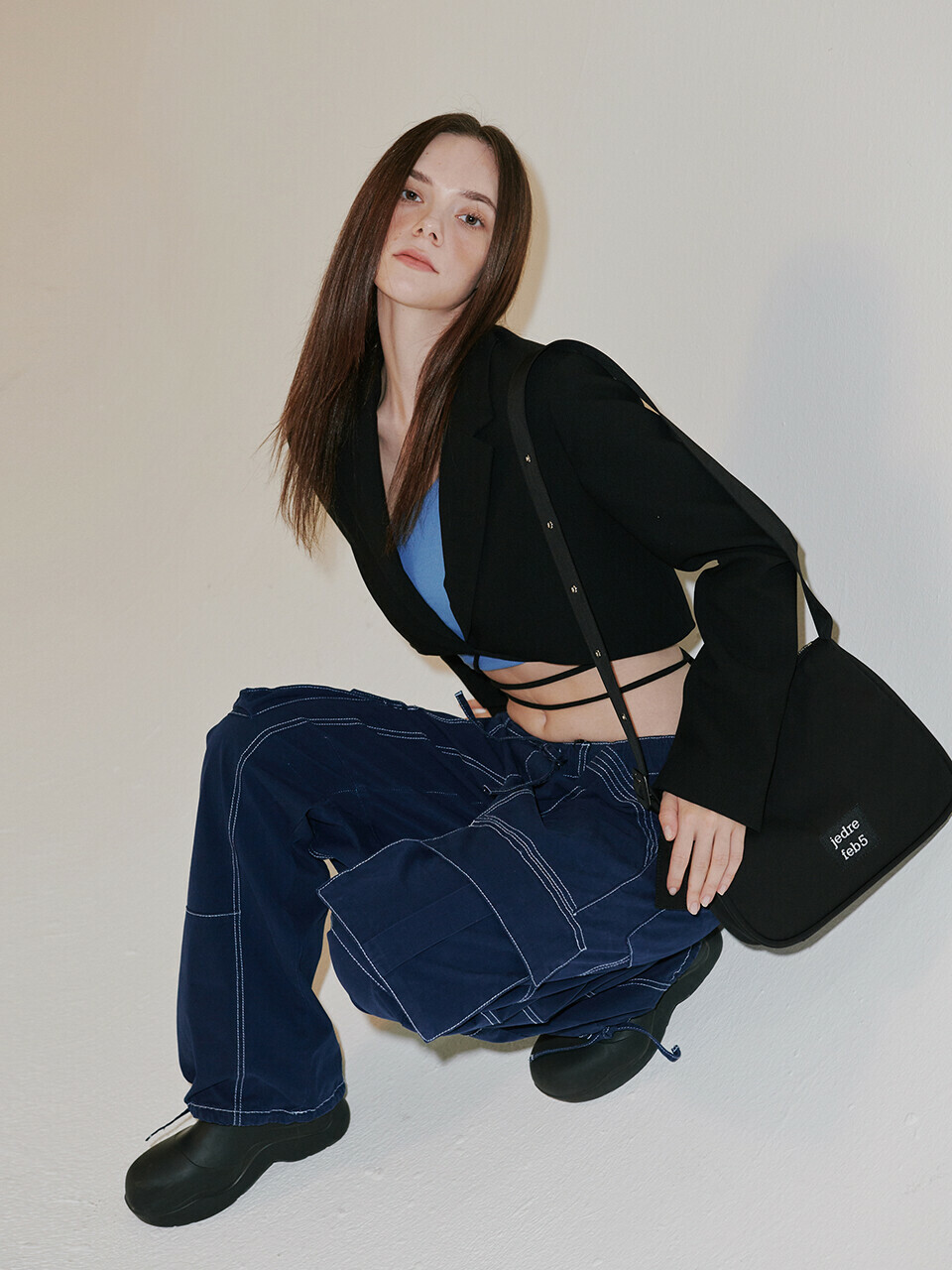 JEDREFEB5 SLANT MEDIUM SHOULDER BAG