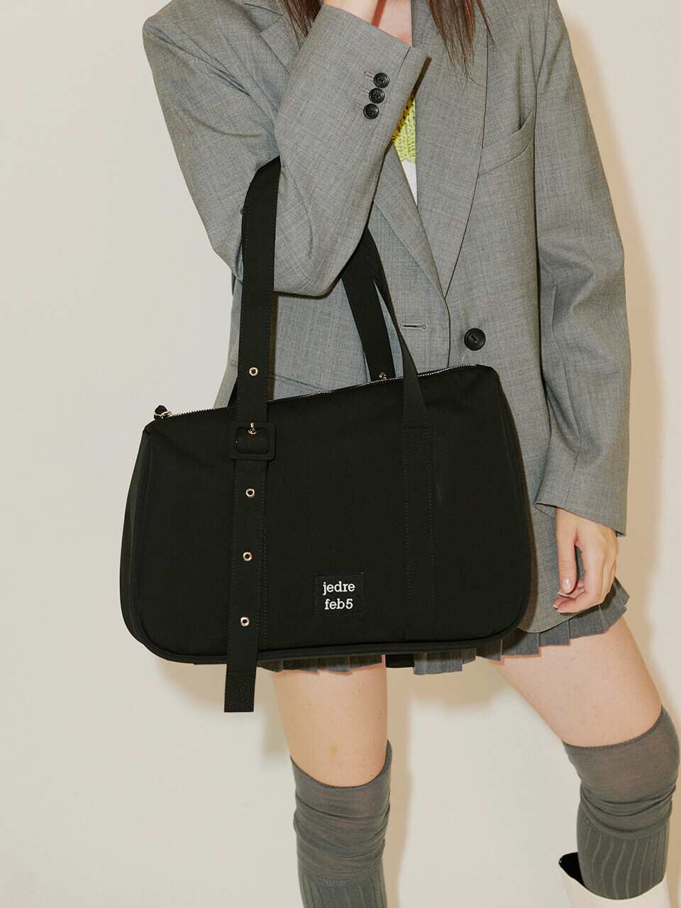 JEDREFEB5 SLANT LARGE SHOULDER BAG