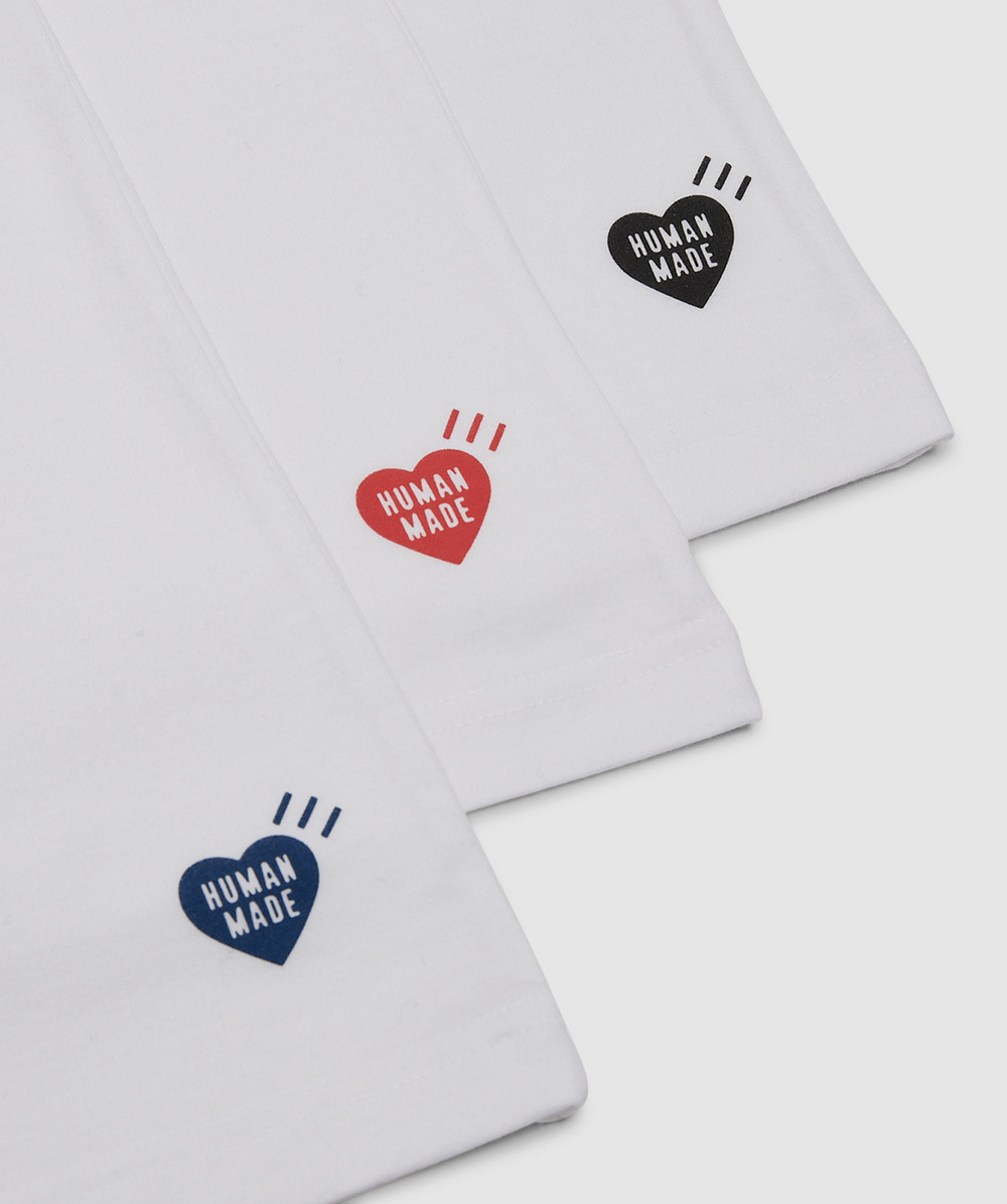 Human Made 3 Pack T-Shirts