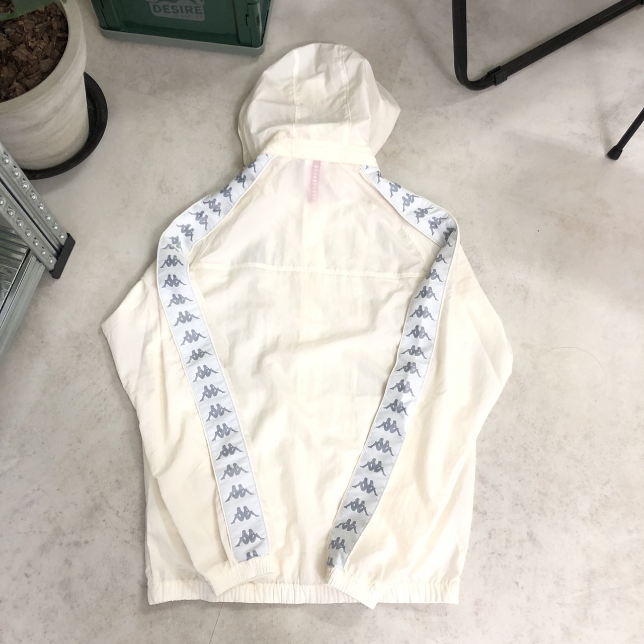 Kappa 中性輕量防潑水運動風衣連帽外套｜222 BANDA串標 371H2JW