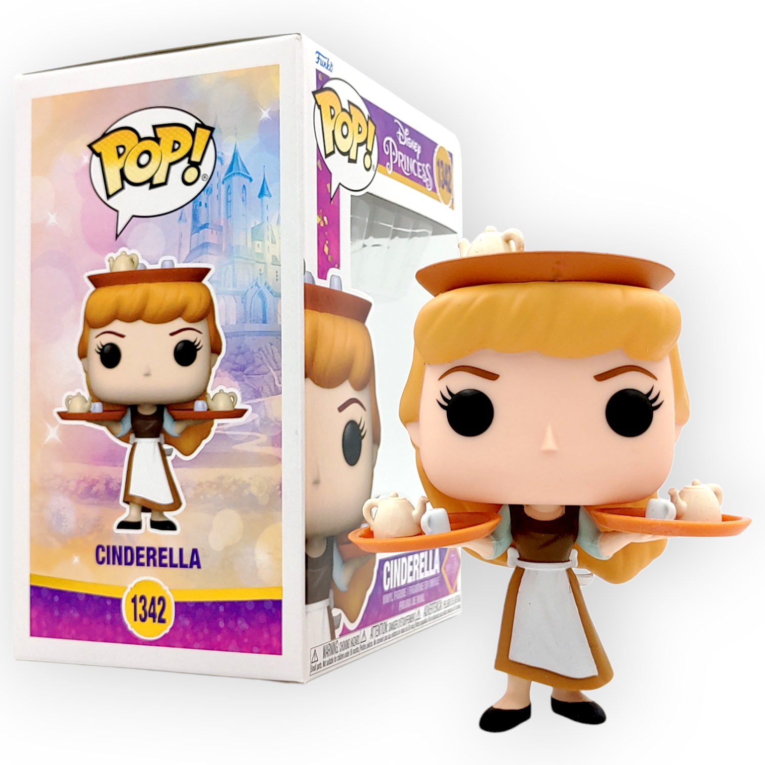 FUNKO POP終極公主<仙履奇緣>灰姑娘(捧餐) -No.1342