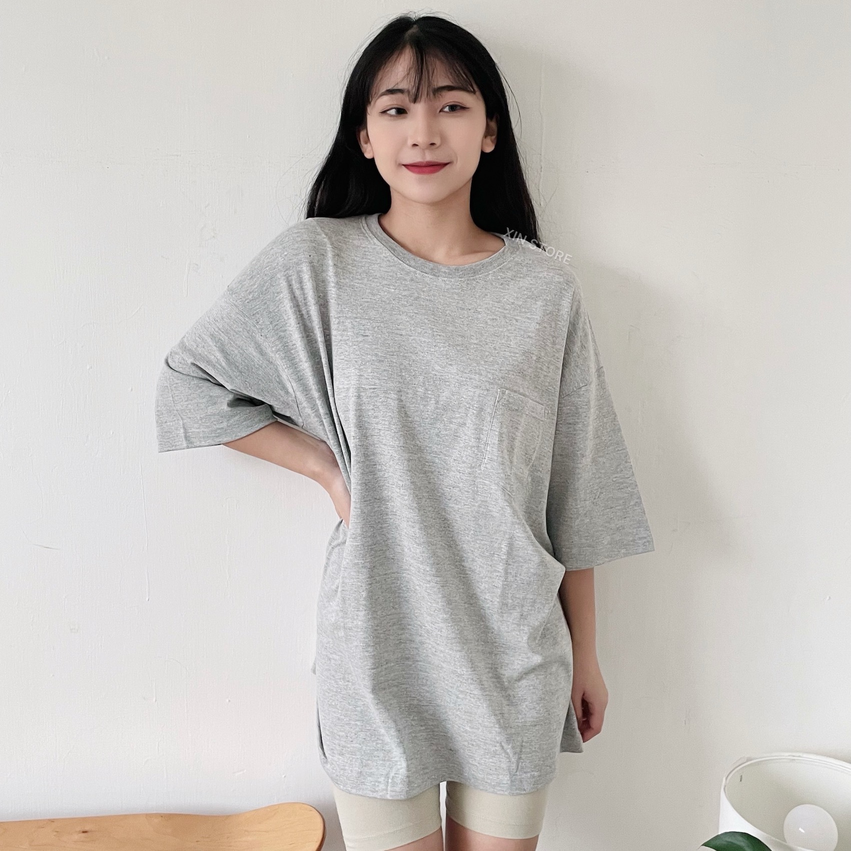 United Athle UA 5008 Tee 5.6oz 寬版落肩 口袋 短T