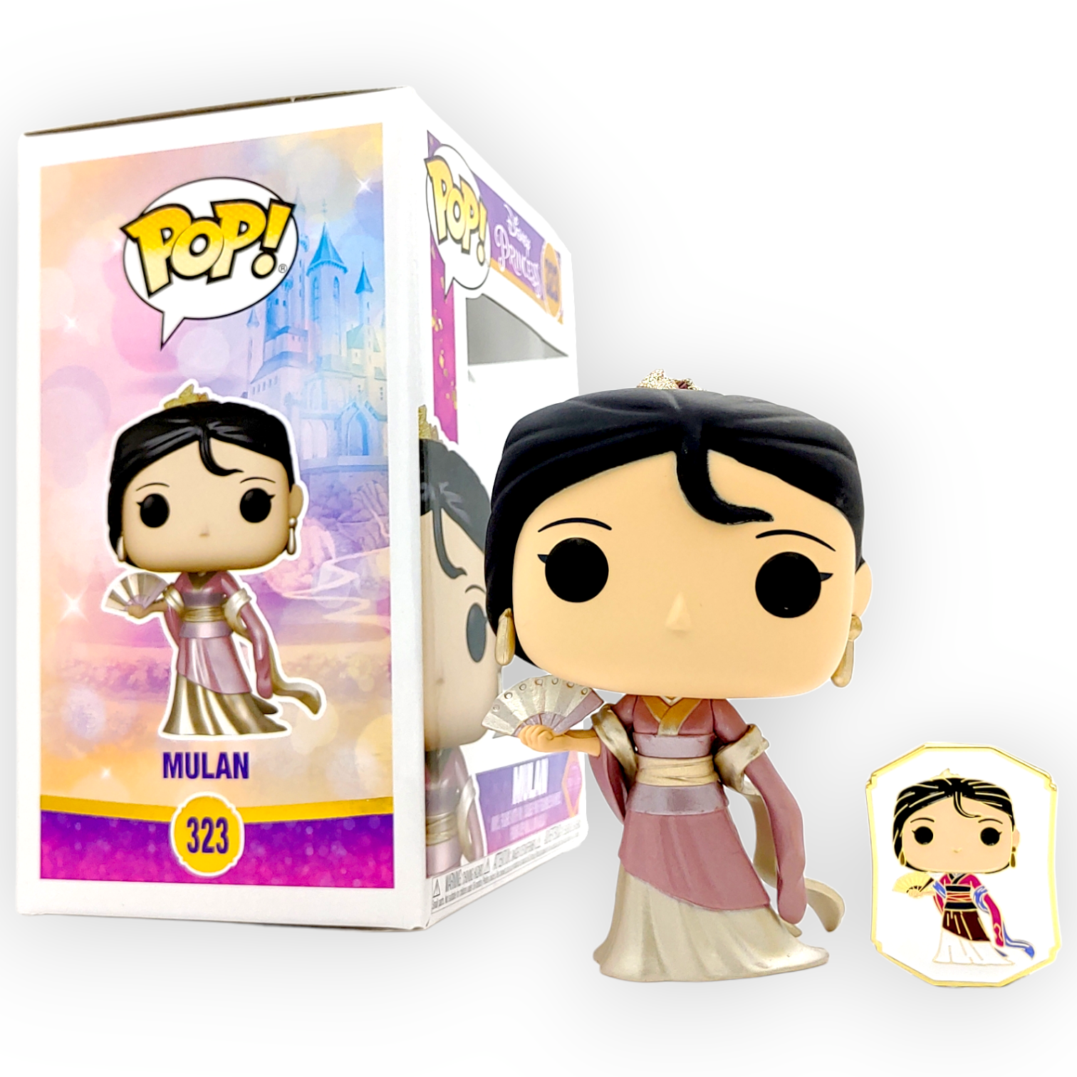 FUNKO POP終極公主<花木籣>花木籣公主(金鑽版連襟章)-No.323