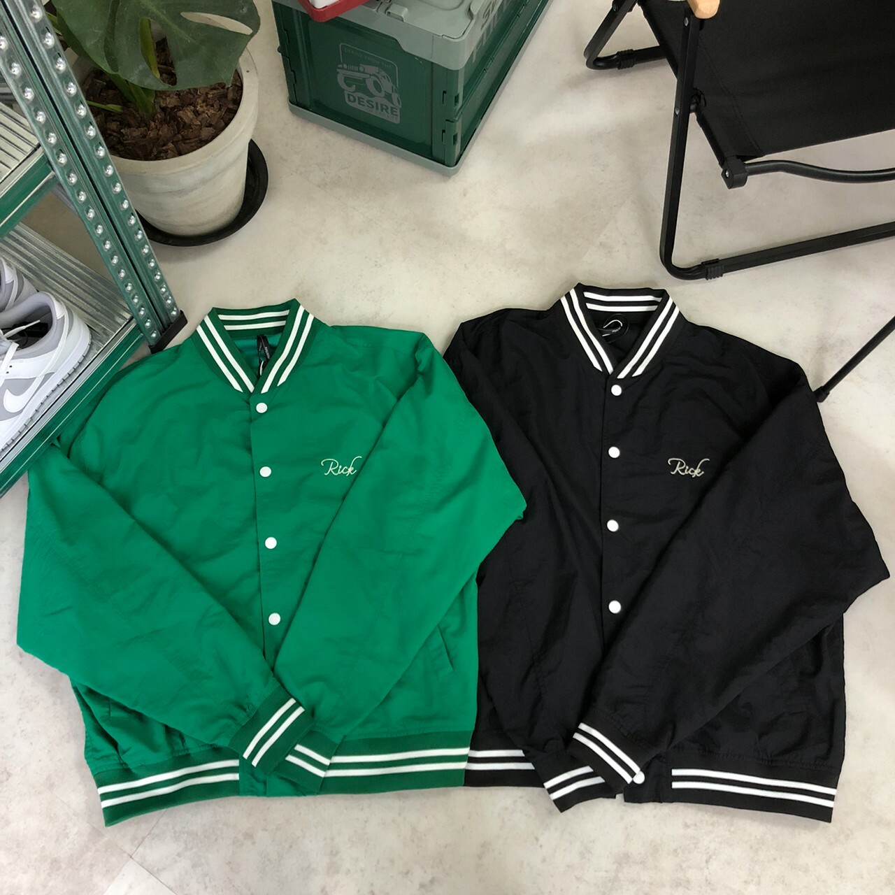 Halham 尼龍運動棒球夾克 322302H