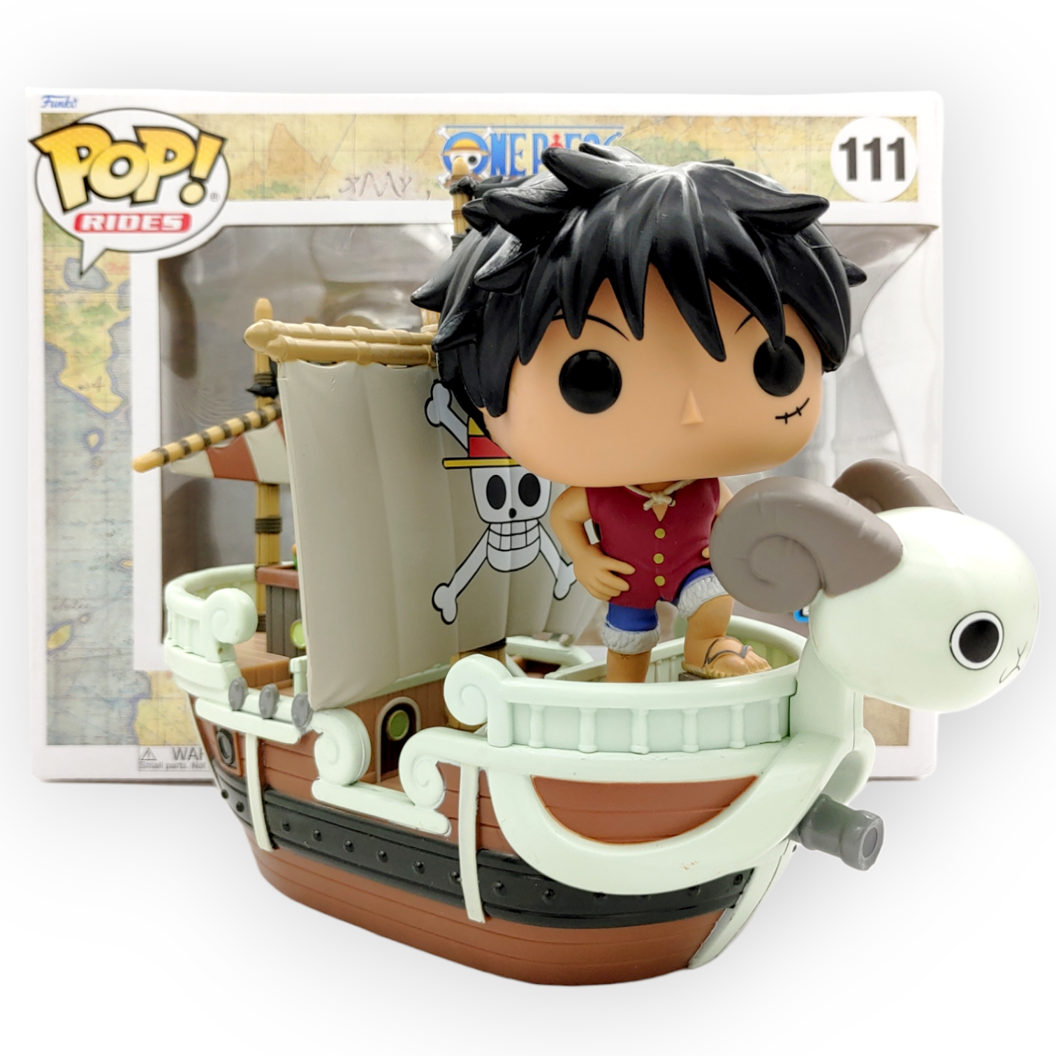 FUNKO POP 路飛與前進梅利號-No.111