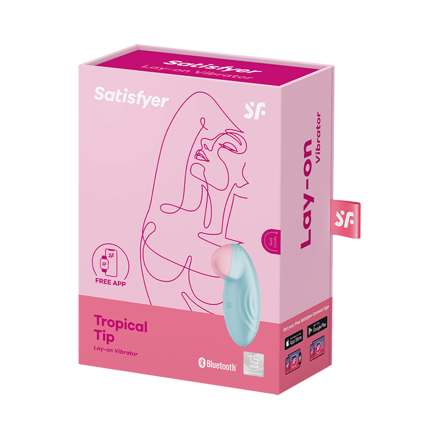 Satisfyer Tropical Tip 智能震動器 粉藍色