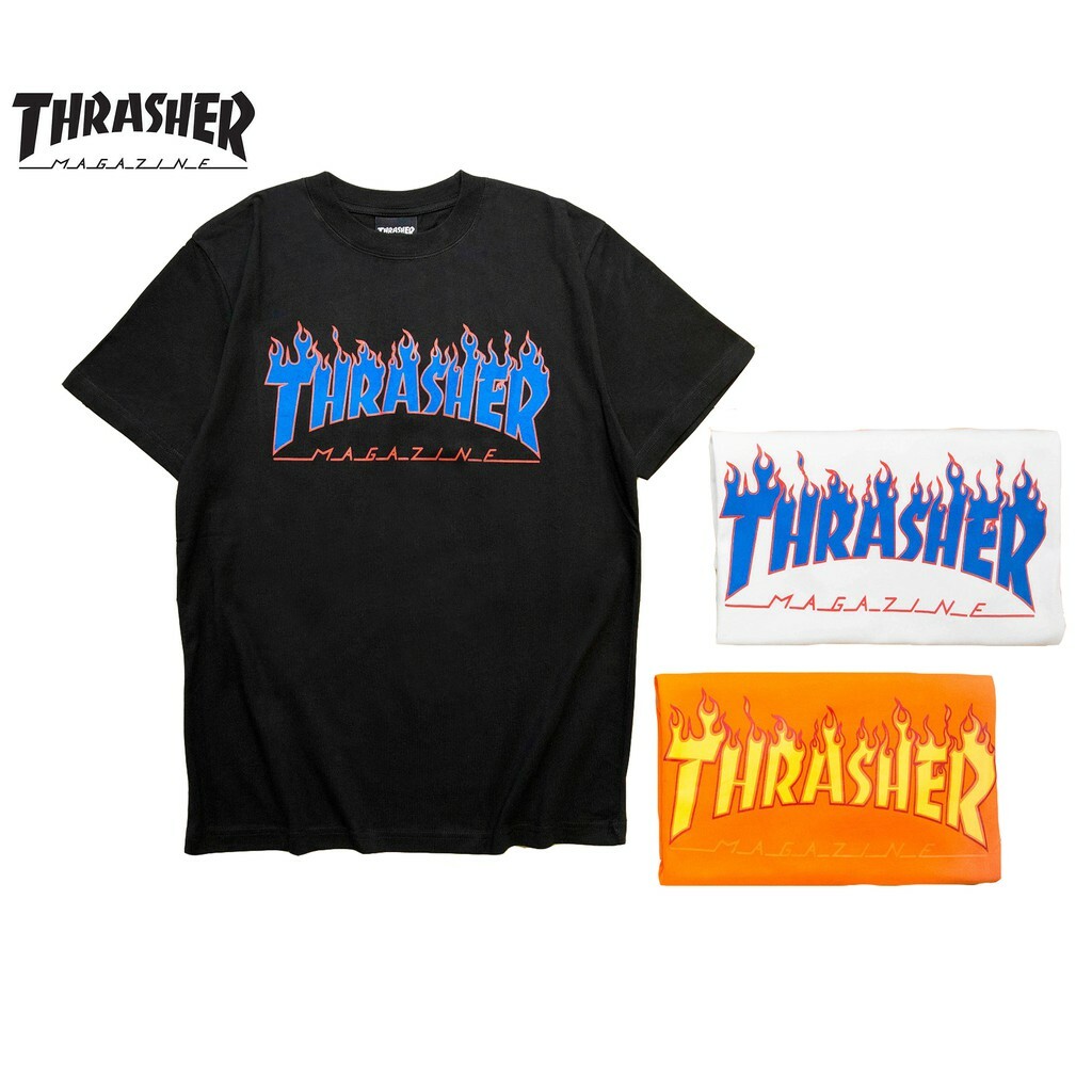 ☆ETW☆【EASY TO WEAR】 日線 THRASHER FLAME TEE 火焰T 短T 現貨