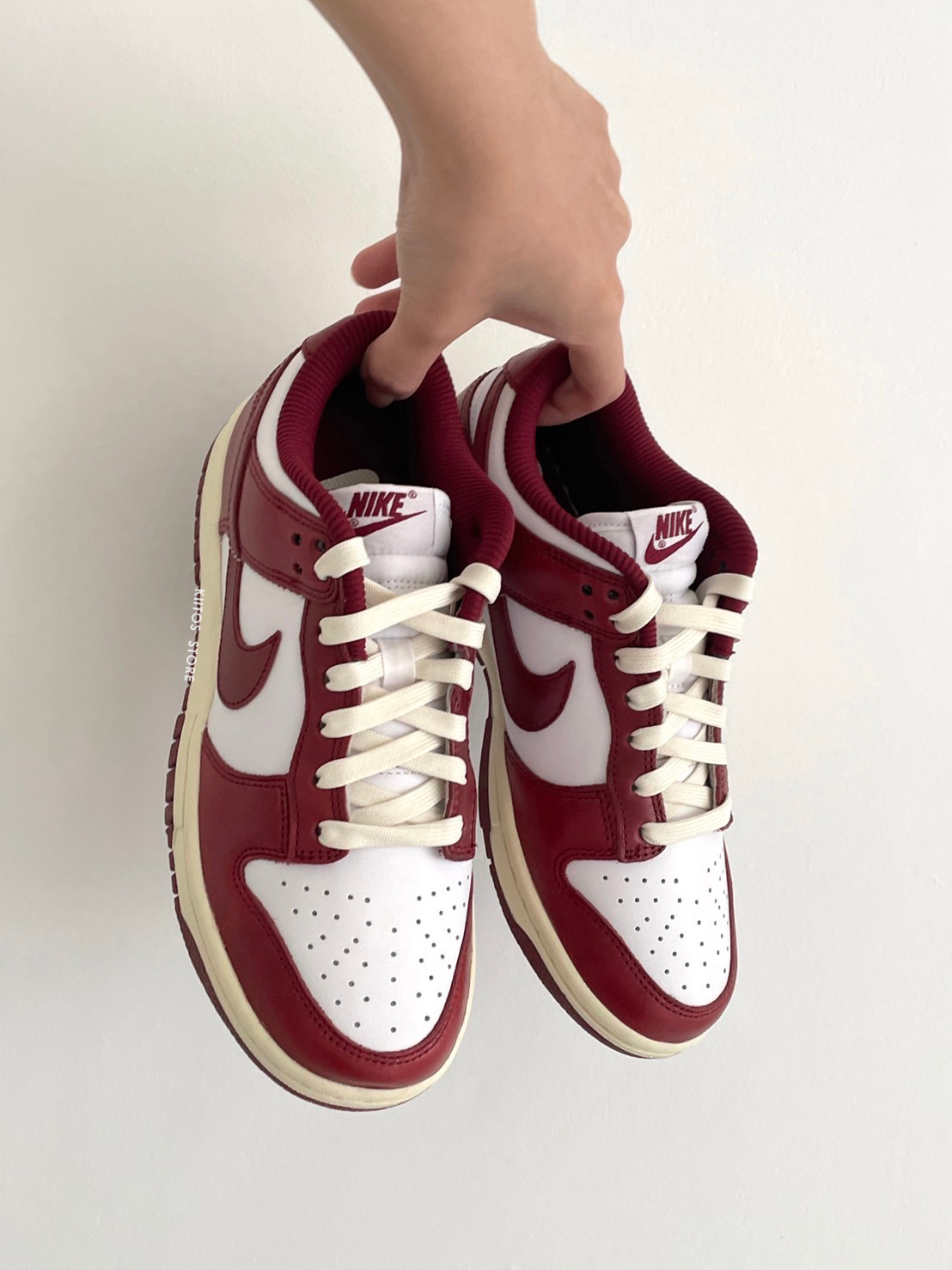 Nike Dunk Low PRM Team Red 復古紅奶油底 FJ4555-100