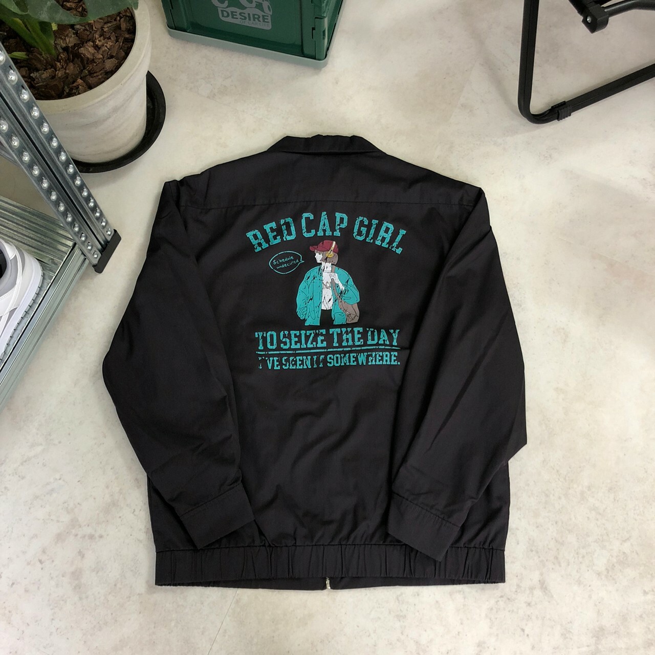 Red Cap Girl Tc Twill 背面印花夾克 22-2109