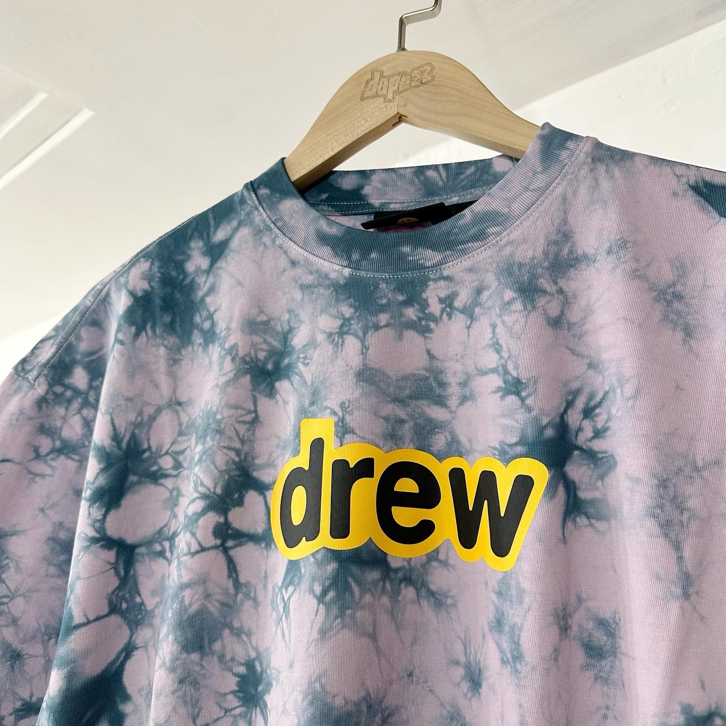 Drew House Secret SS T-shirt Lilac Tie dye 扎染紫
