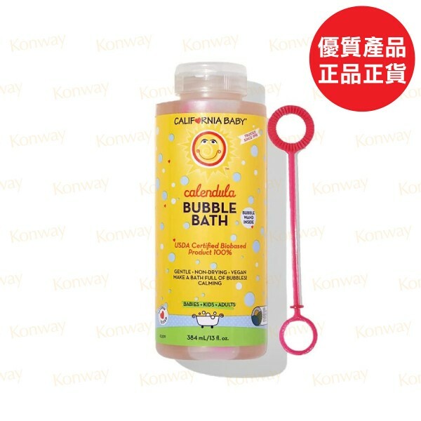 California Baby加州寶寶 金盞花嬰兒泡泡浴 - 384ml【正品】