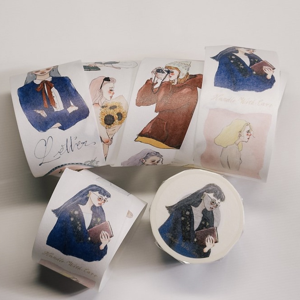 LDV風和日麗 帶離型紙 紙膠帶｜甜蜜生活