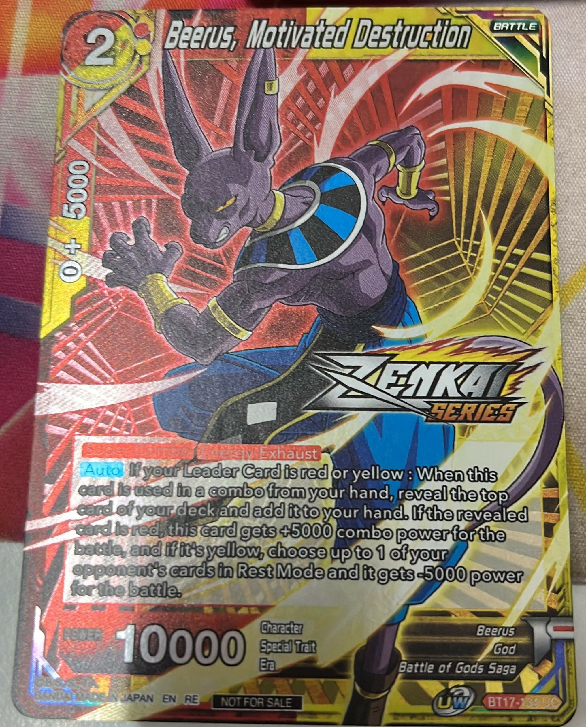 (Event Pack 11)BT17134 Beerus, Motivated Destruction