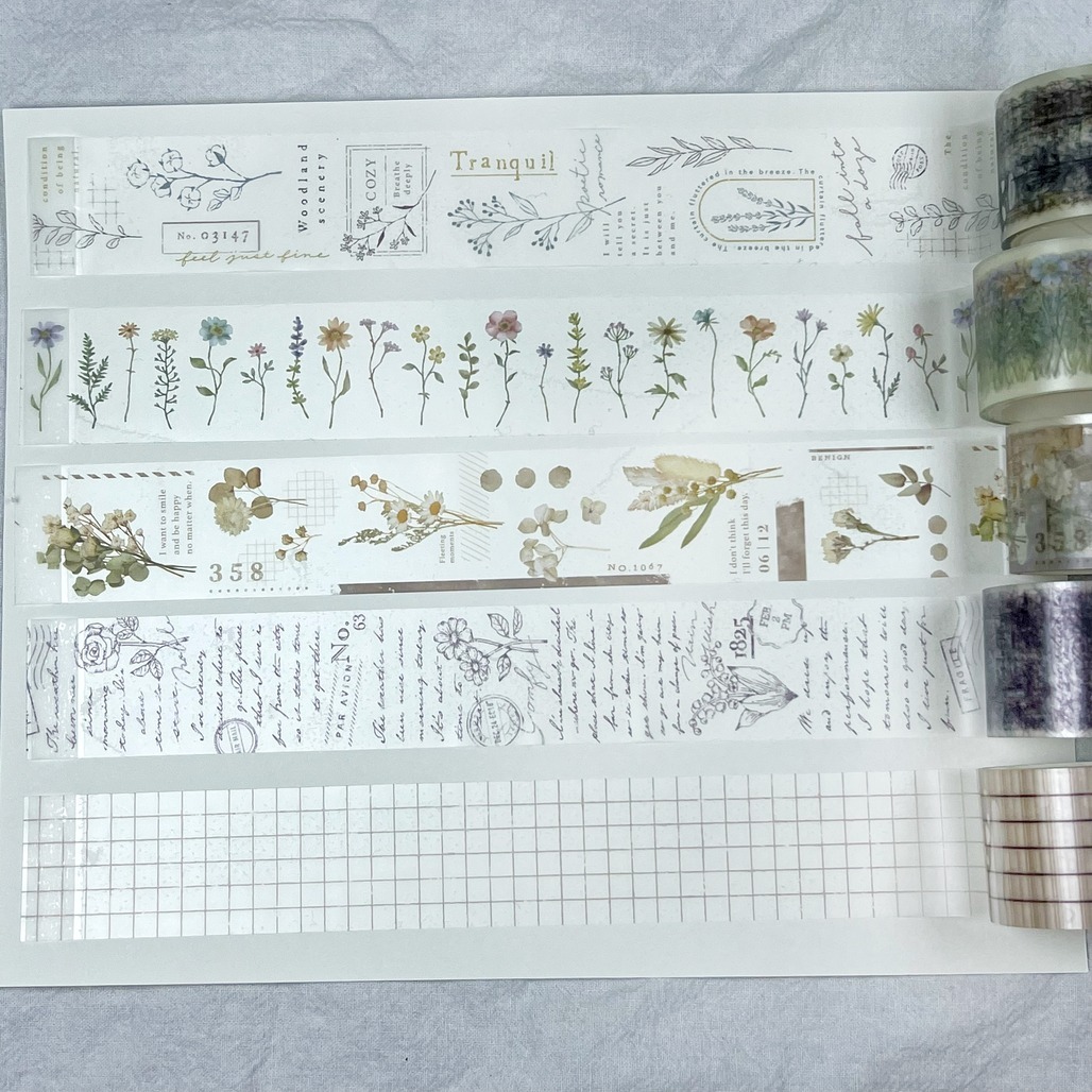 日本 MIND WAVE．clear tape PET霧面膠帶 30mm*3m