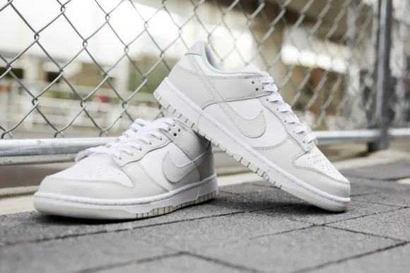 預購┃女鞋 W NIKE DUNK LOW WHT/PTNDST 灰色 低筒休閒鞋 DD1503-103
