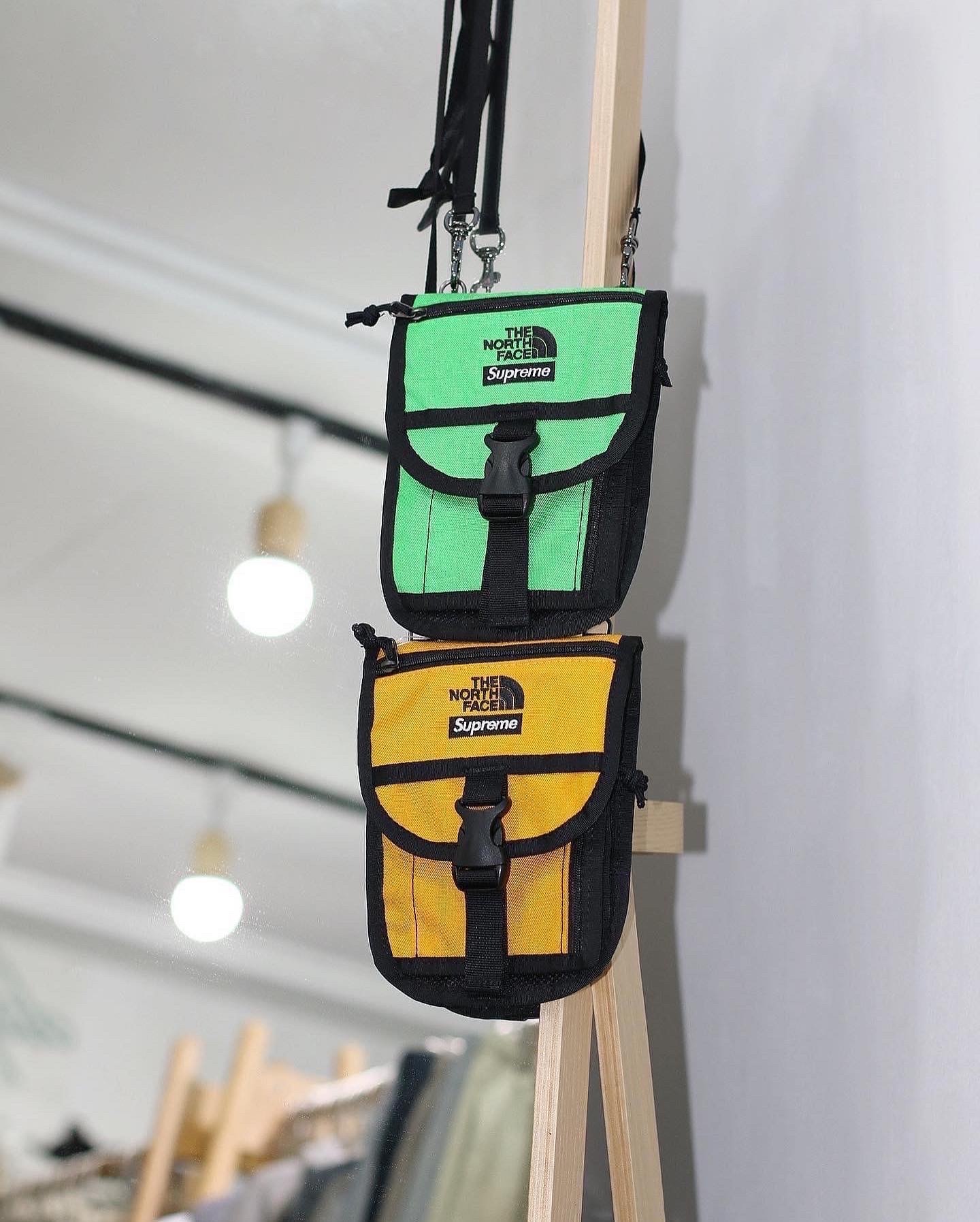 The North Face x Supreme Ss20 RTG Utility Pouch Bag Black/Green