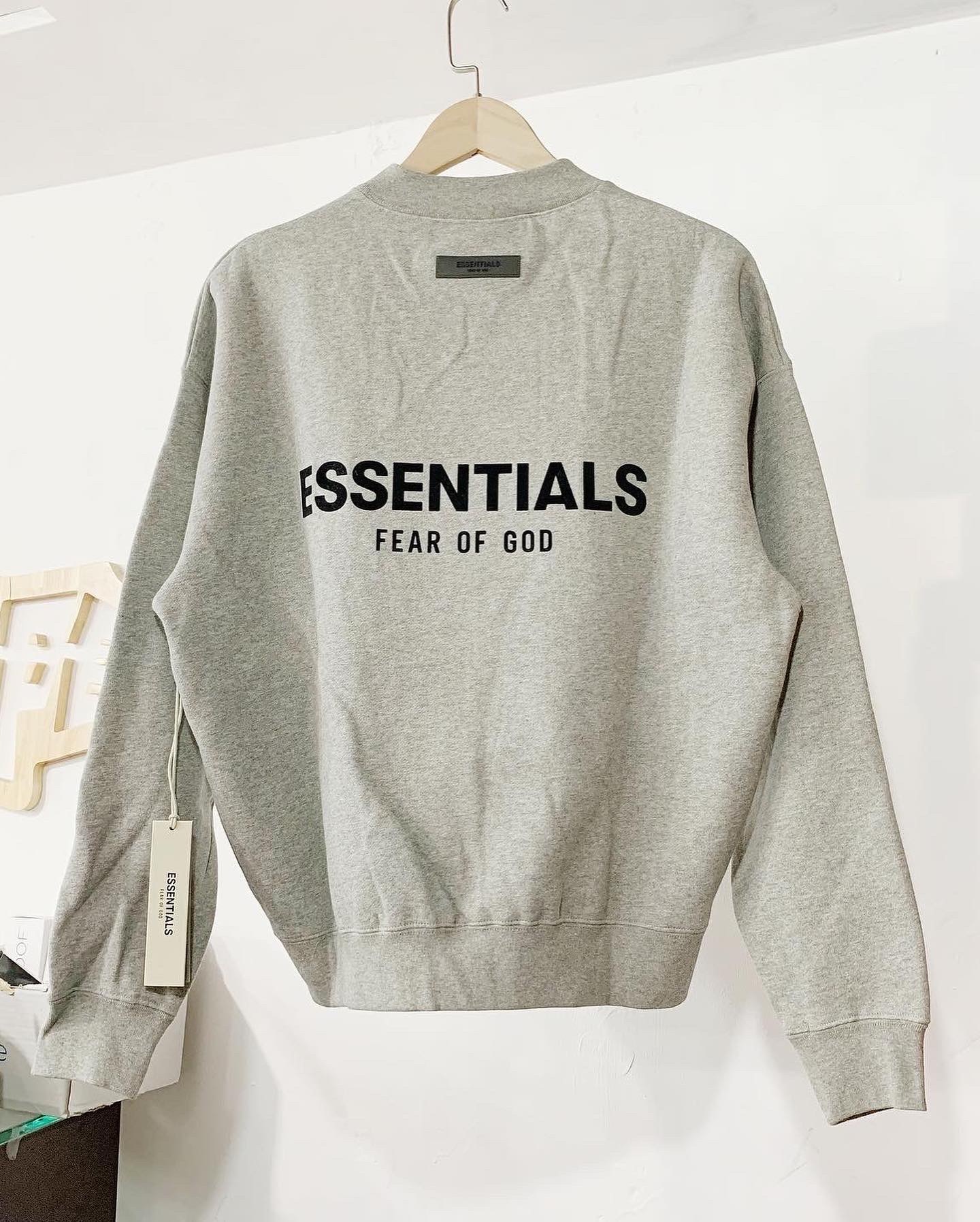 Fear Of God Essentials 2022 Core Collection Crewneck Dark Oatmeal
