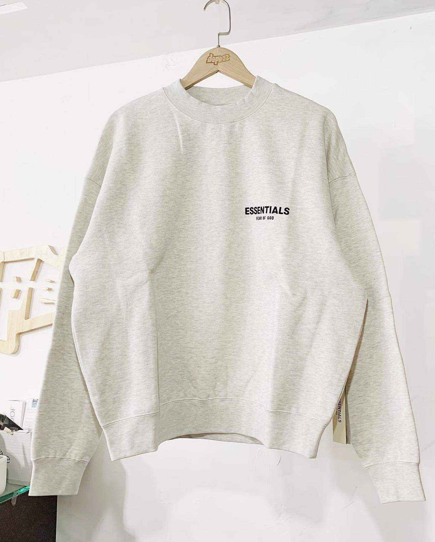 Fear Of God Essentials 2022 Core Collection Crewneck Light Oatmeal