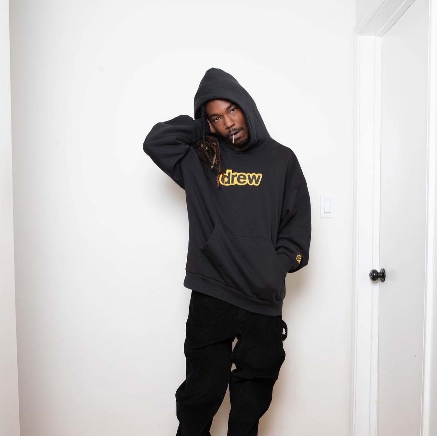 Drew House Secret SS Hoodie  Black