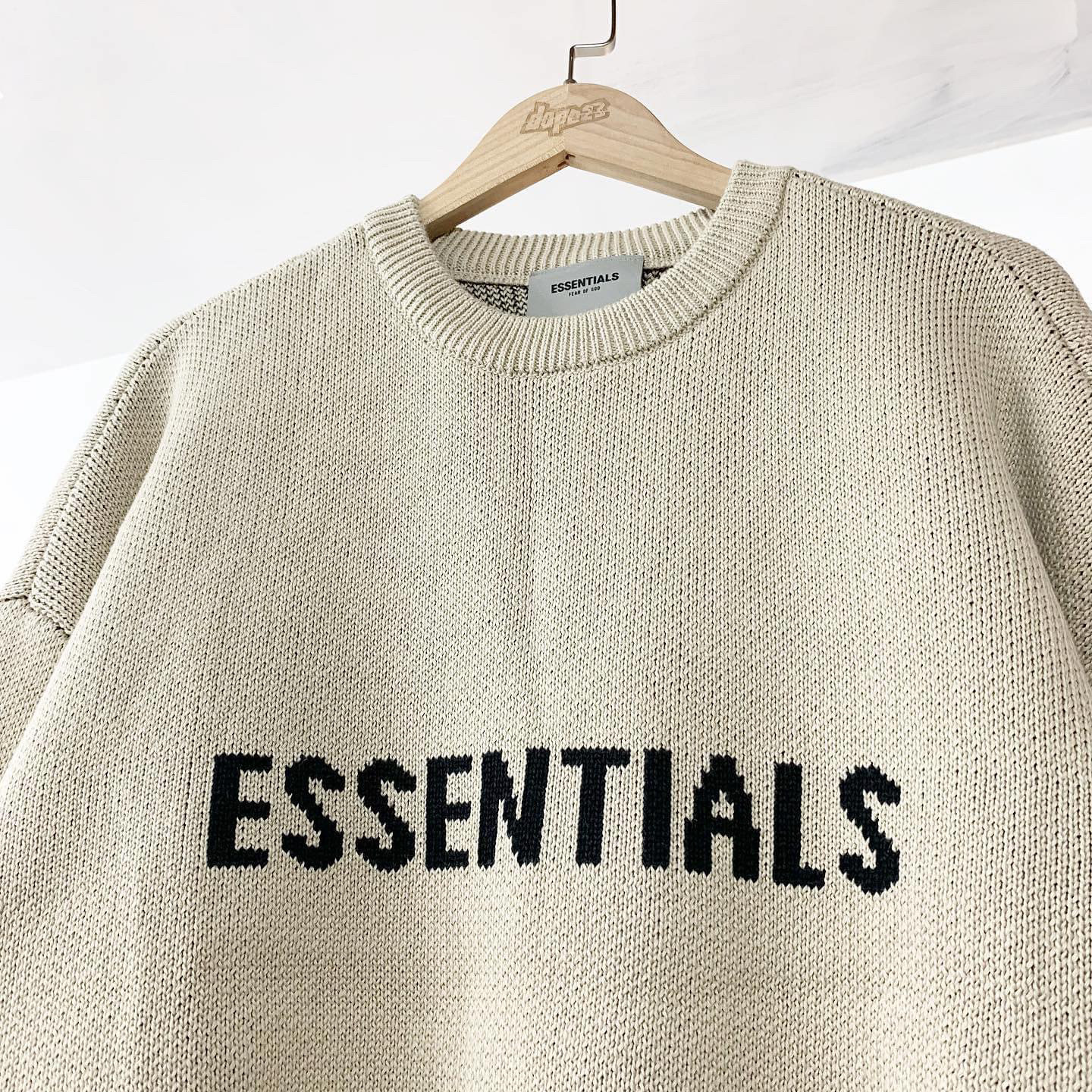 Fear Of God Essentials Knit Sweater Linen