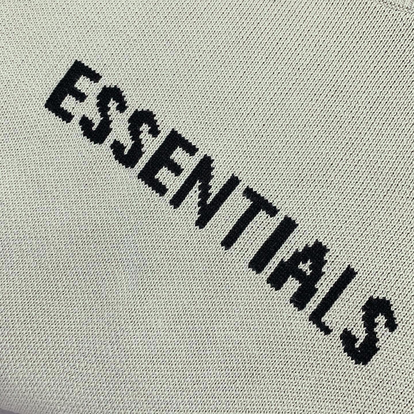 Fear Of God Essentials Knit Sweater Concrete