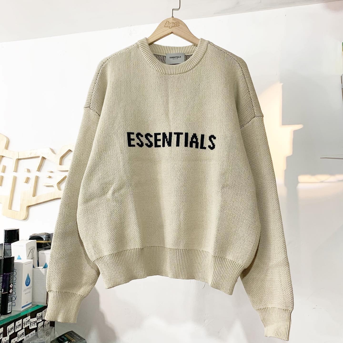 希少XXS Fear Of God Essentials Knit Fog - resumeboost.io