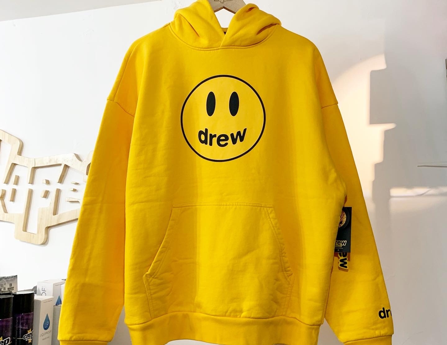 Drew House Mascot SS Hoodie Golden Yellow