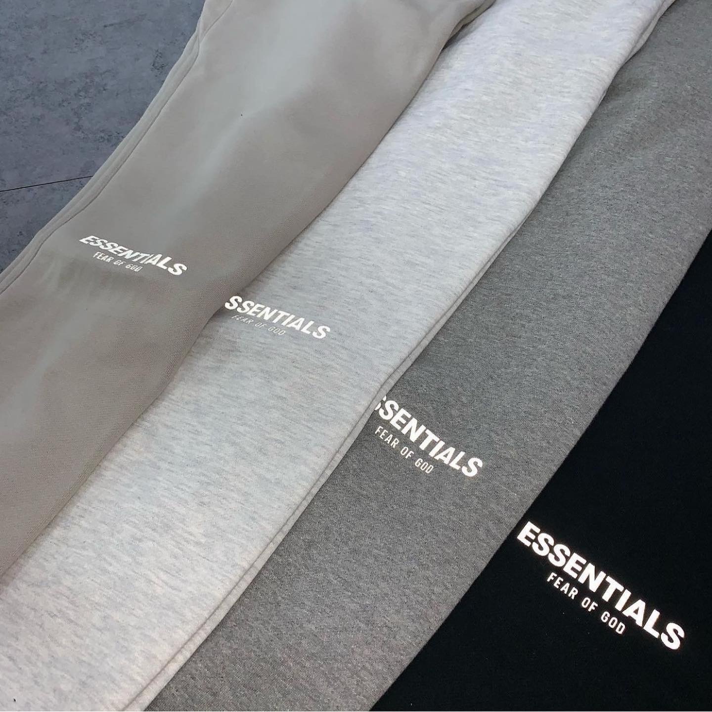 Fear of God Essentials Core Collection Sweatpants 反光長褲 Dark Heather Oatmeal