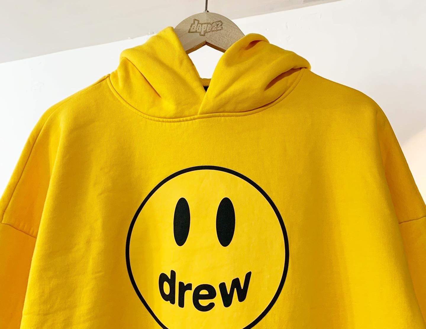 Drew House Mascot SS Hoodie Golden Yellow