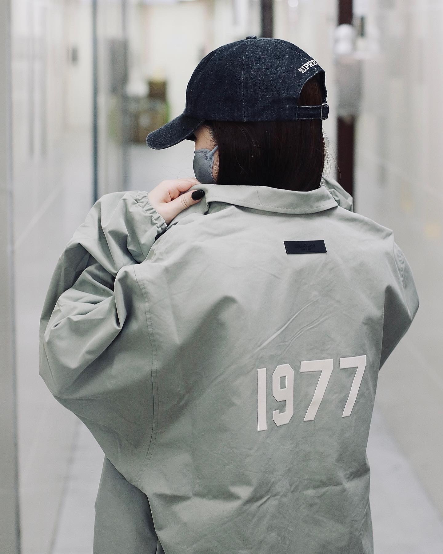 Fear Of God Essentials 1977 Coach Jacket SeaForm