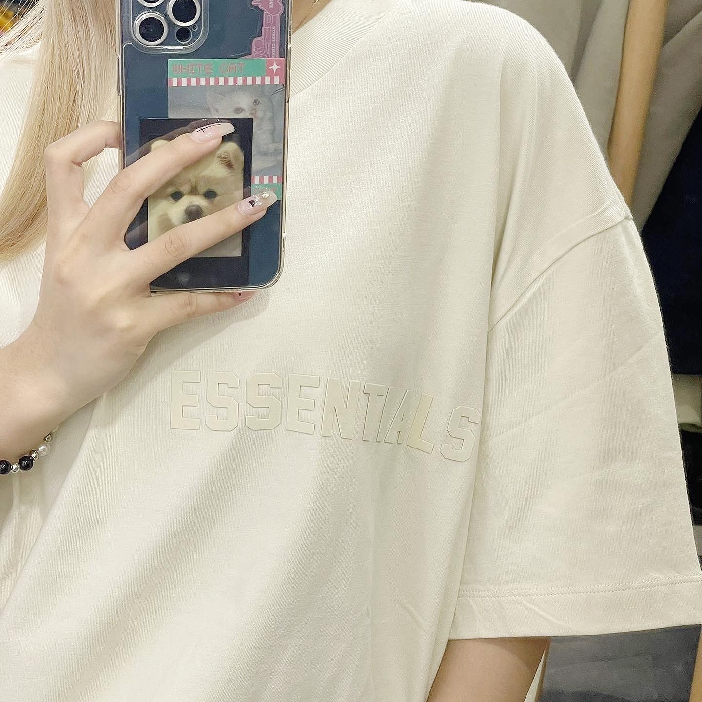 Fear Of God Essentials FW22 T-Shirt Egg Shell 奶白