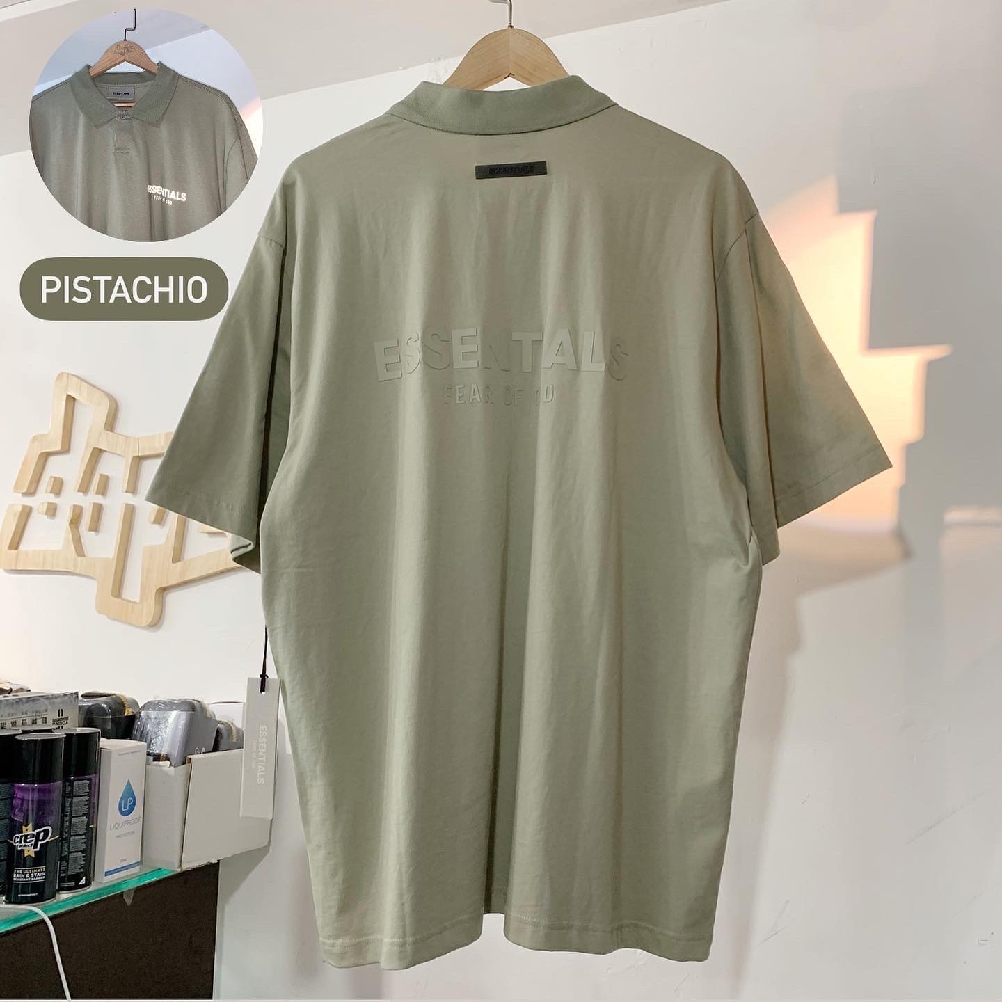 Fear of God Essentials Polo Pistachio