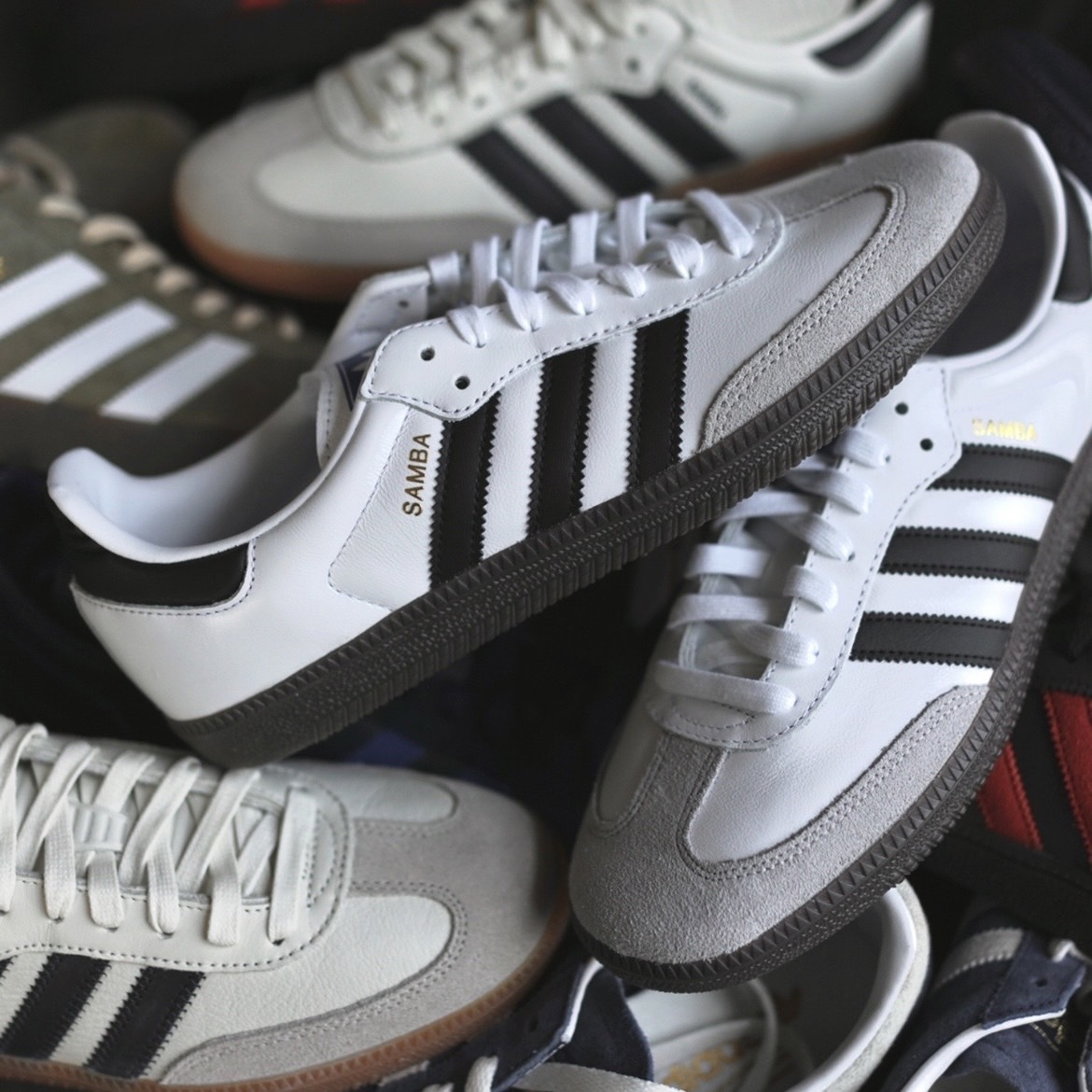 ADIDAS ORIGINALS SAMBA OG B75806 黑白灰 森巴 爆款