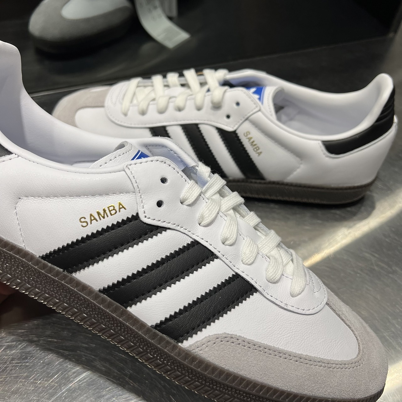 ADIDAS ORIGINALS SAMBA OG B75806 黑白灰森巴爆款