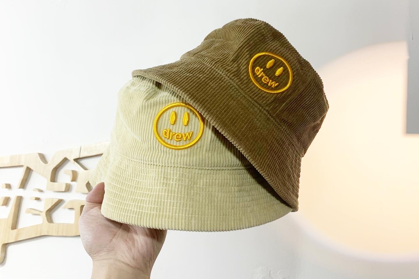 Drew House Corduroy Bucket Hat Brown/Biscotti