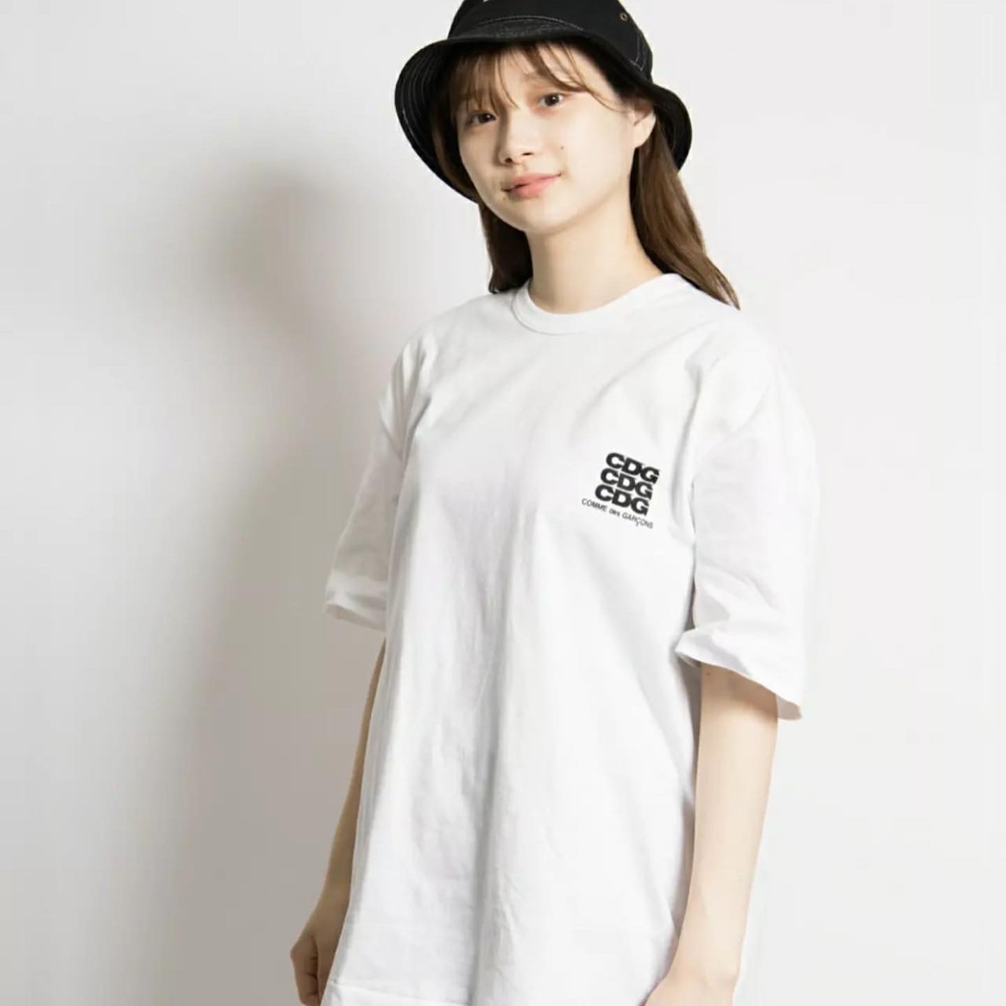 COMME des GAGCONS Cdg Oversized Tee white