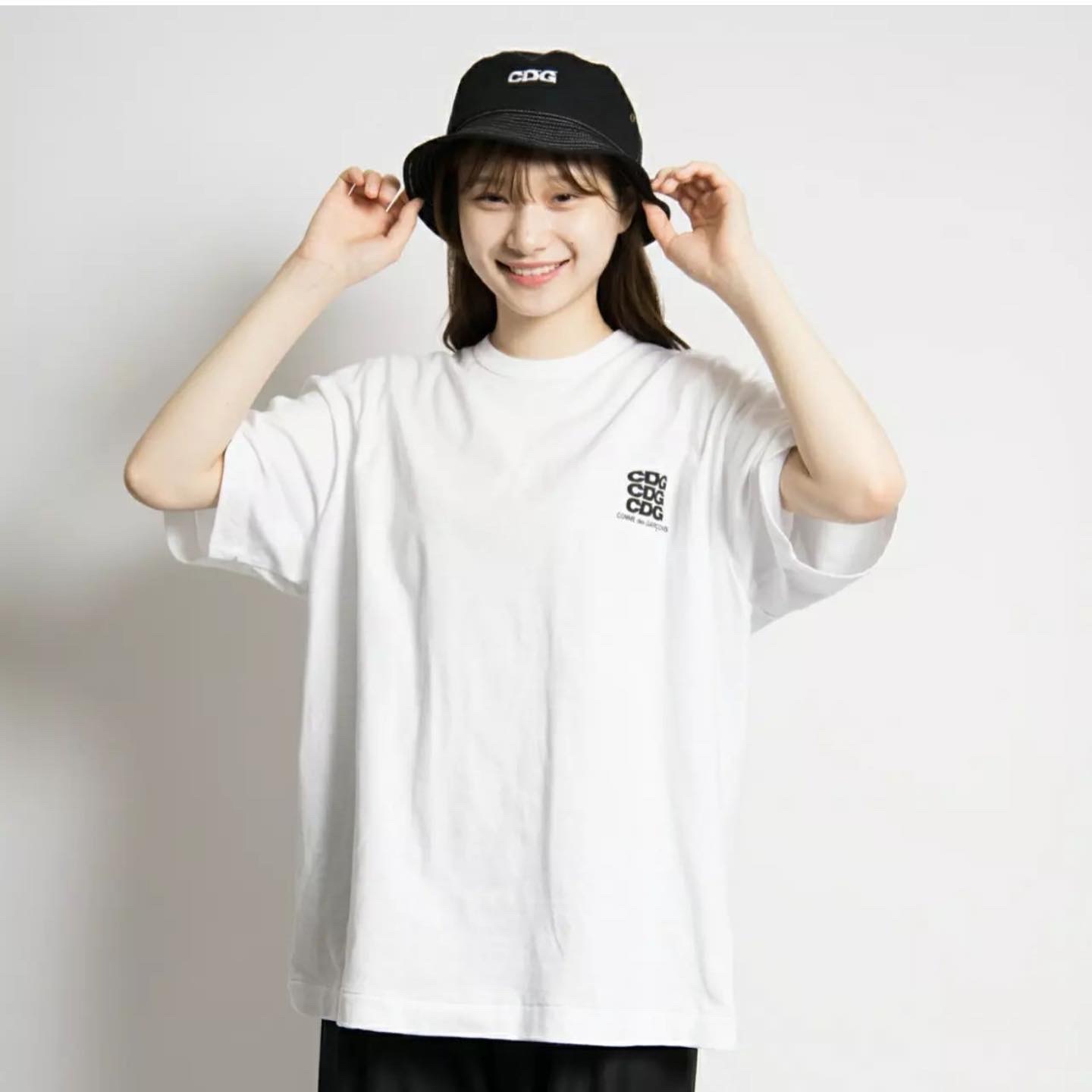 COMME des GAGCONS Cdg Oversized Tee white
