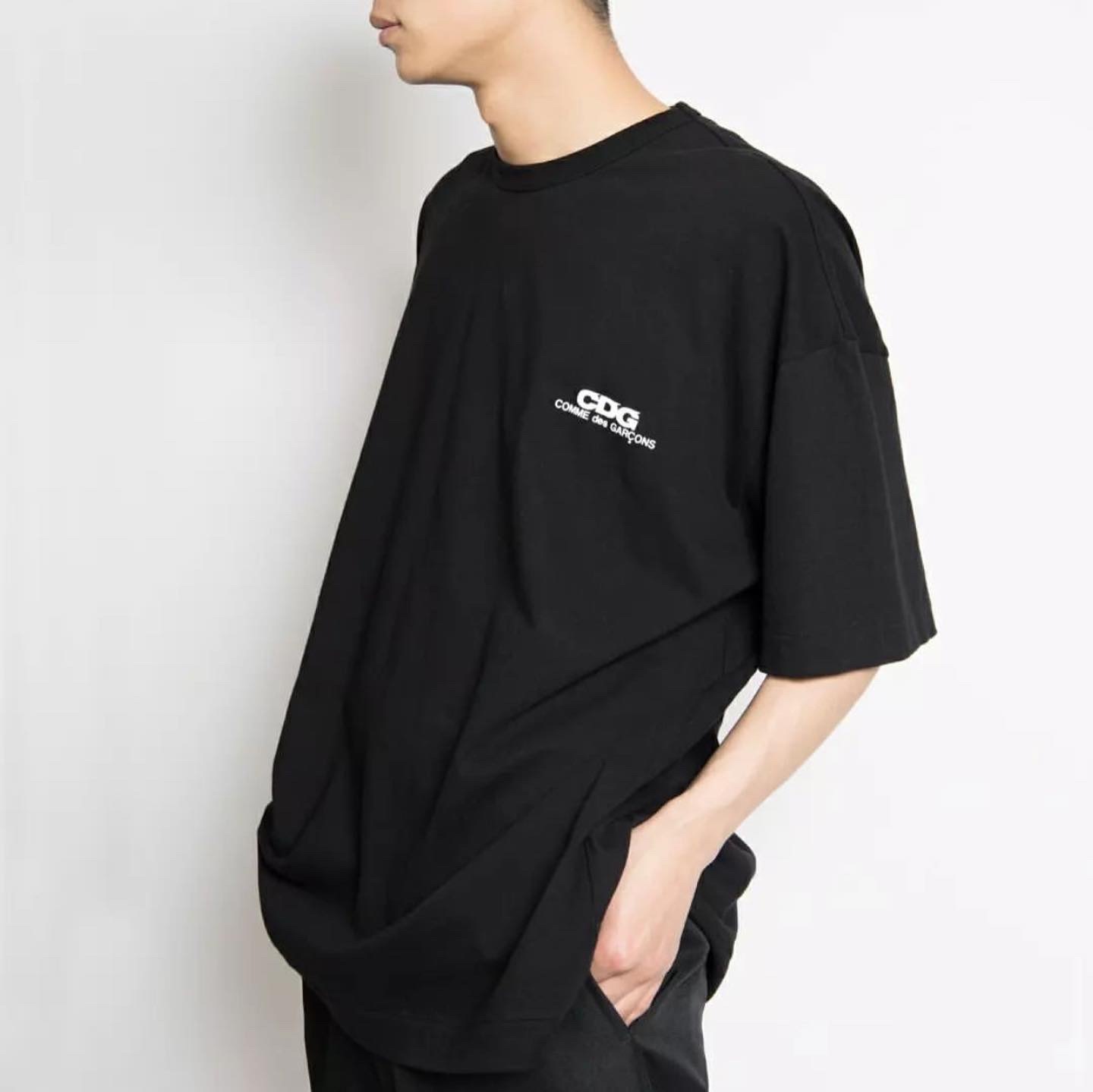 COMME des GAGCONS Cdg Oversized Tee Black