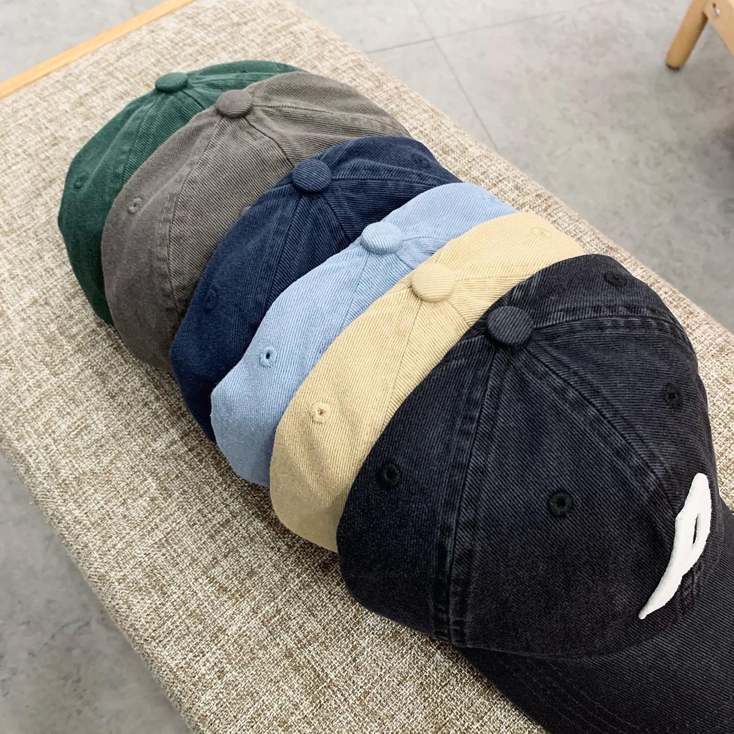 Palace Washed Twill 6-Panel Cap 六色 （可調節）Black/Grey/Navy/Green/Khaki/Light Blue