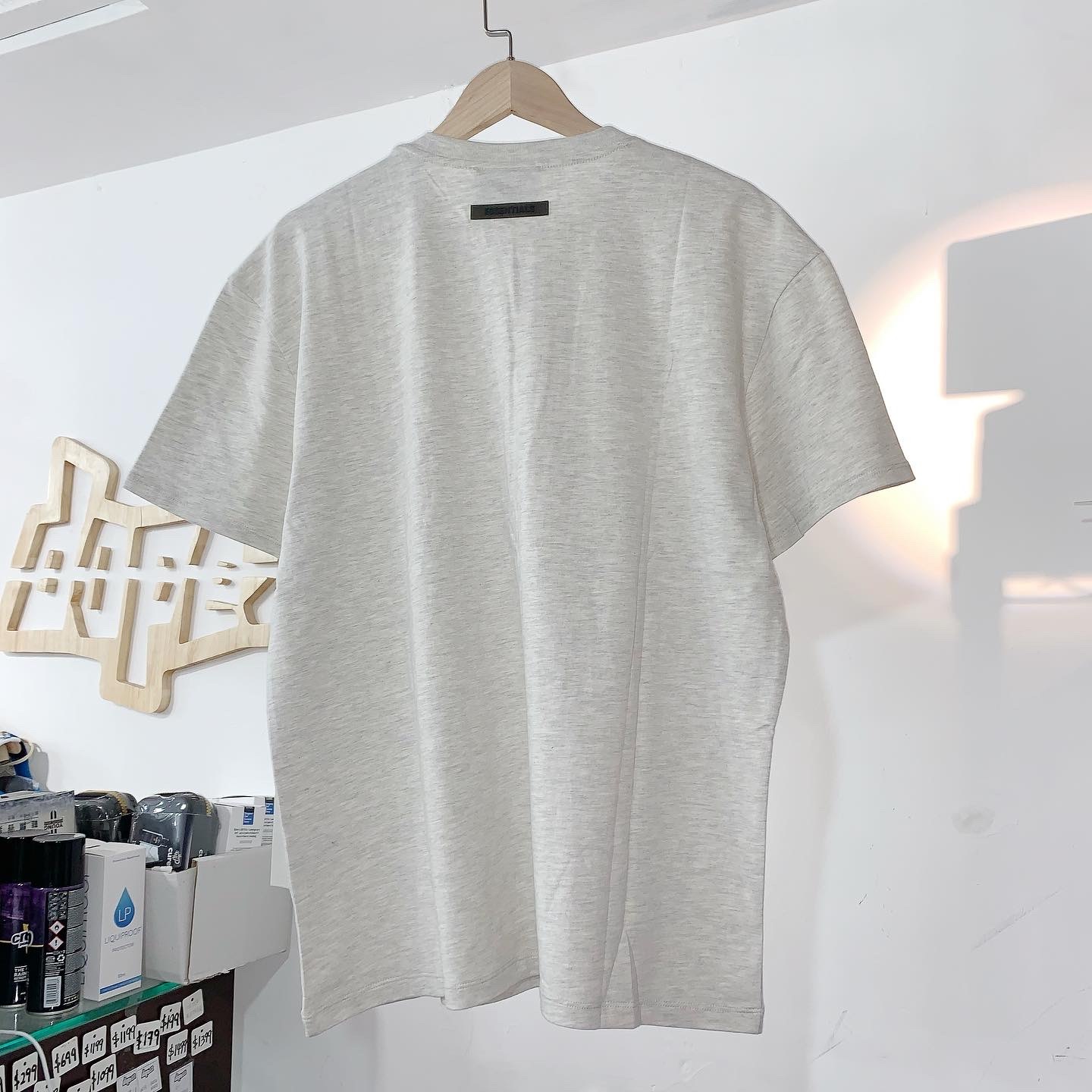 Fear Of God Essentials Core Collection T-Shirt  Oatmeal 反光3M
