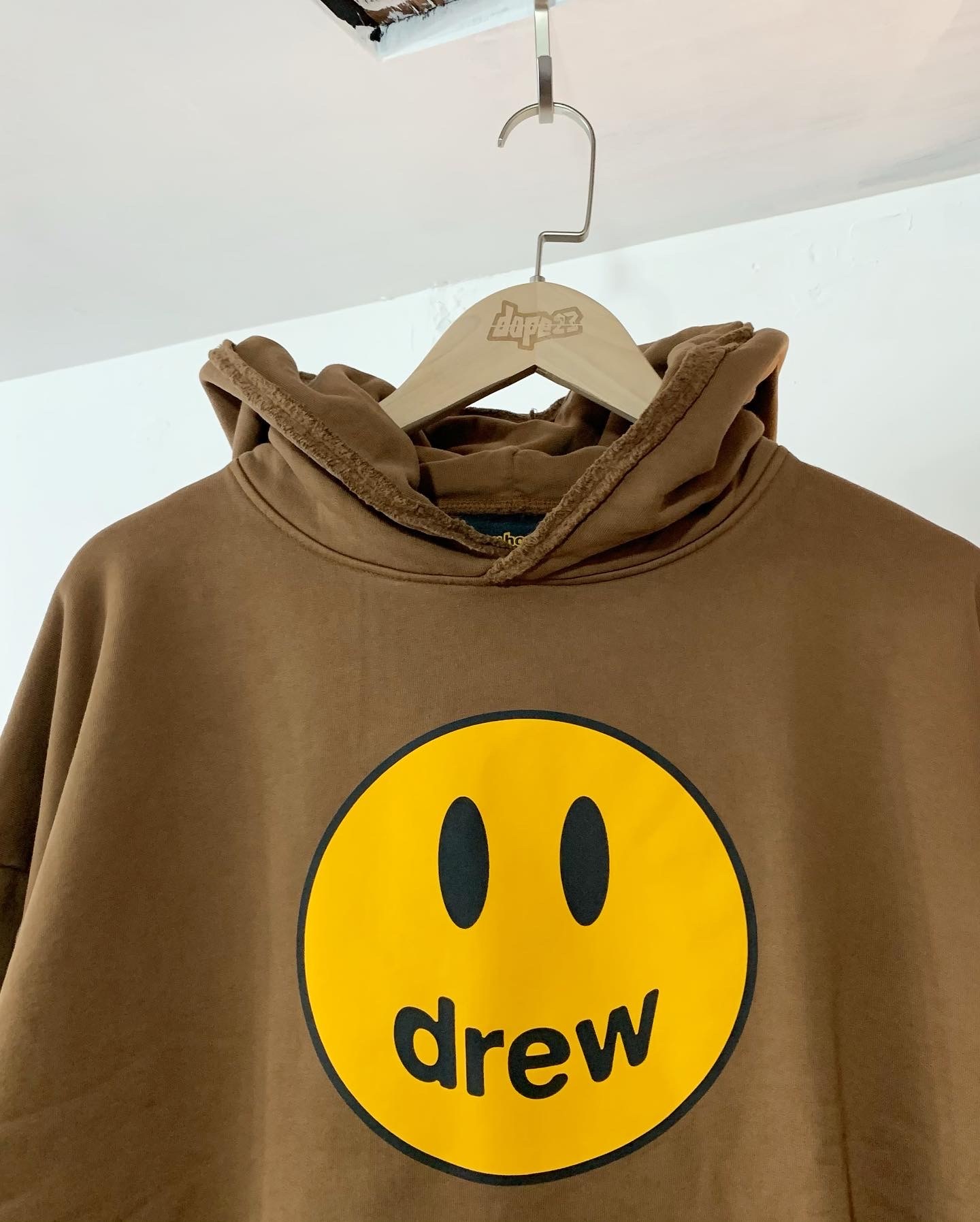 Drew House shops mascot deconstructed hoodie - brown