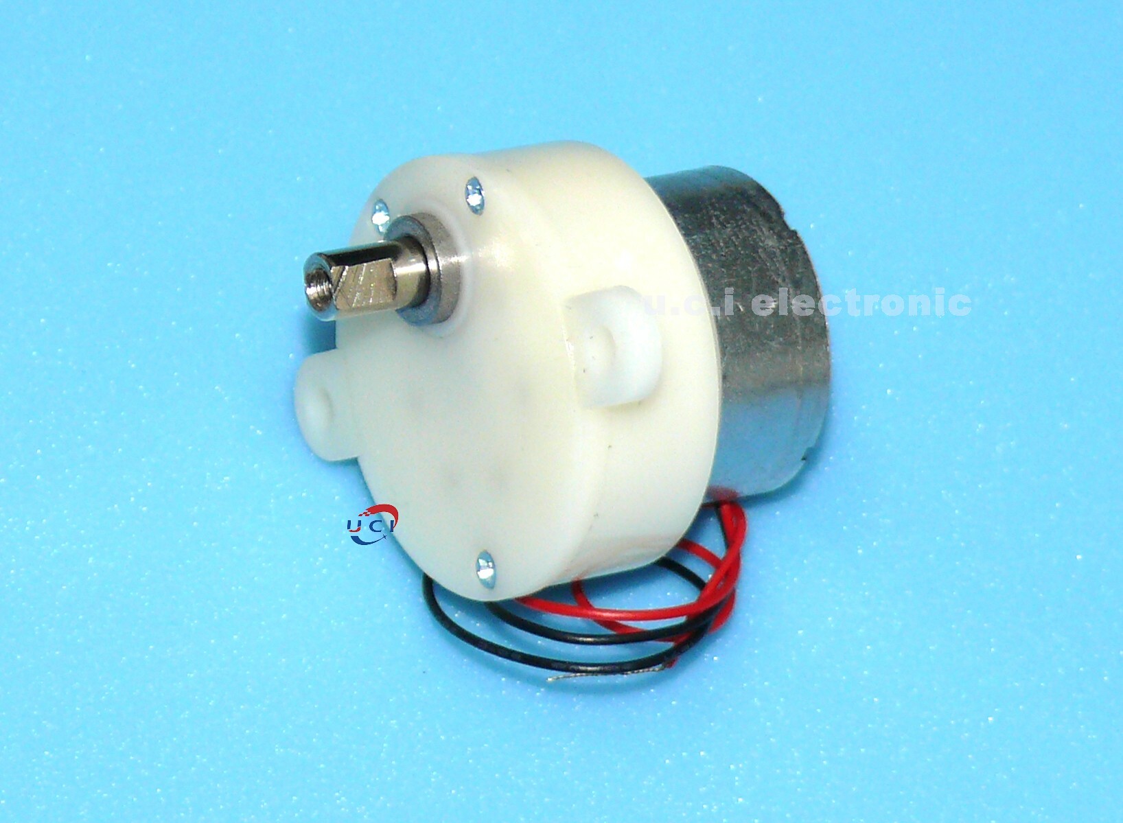 【UCI電子】(L-24) 靜音300減速電機 DC 6V5轉 3V50轉 慢速 舞檯燈 滿天星 電機 300減速馬達