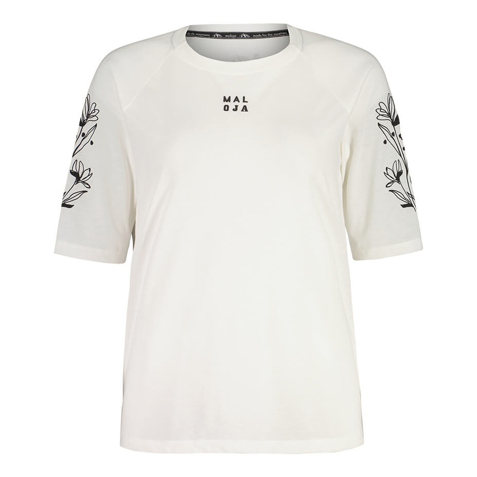 【MALOJA】女Polygiene快乾透氣短袖上衣 / 23MA35144-[白、綠]